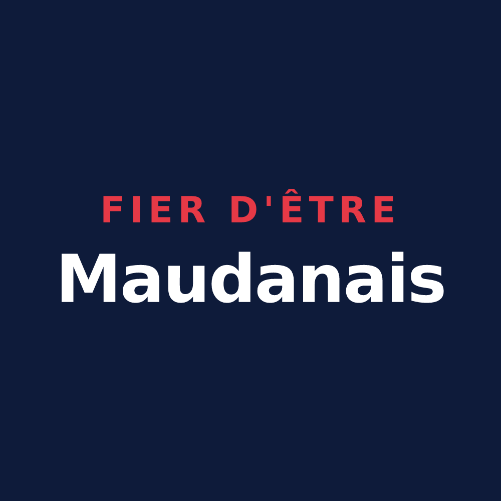 T-shirt « Fier d'être Maudanais » — design pour Saint-Maudan