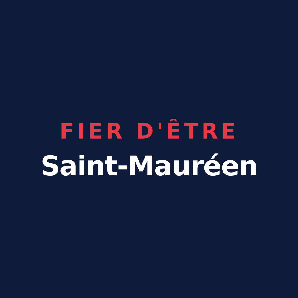T-shirt « Fier d'être Saint-Mauréen » — design pour Saint-Maur-des-Bois