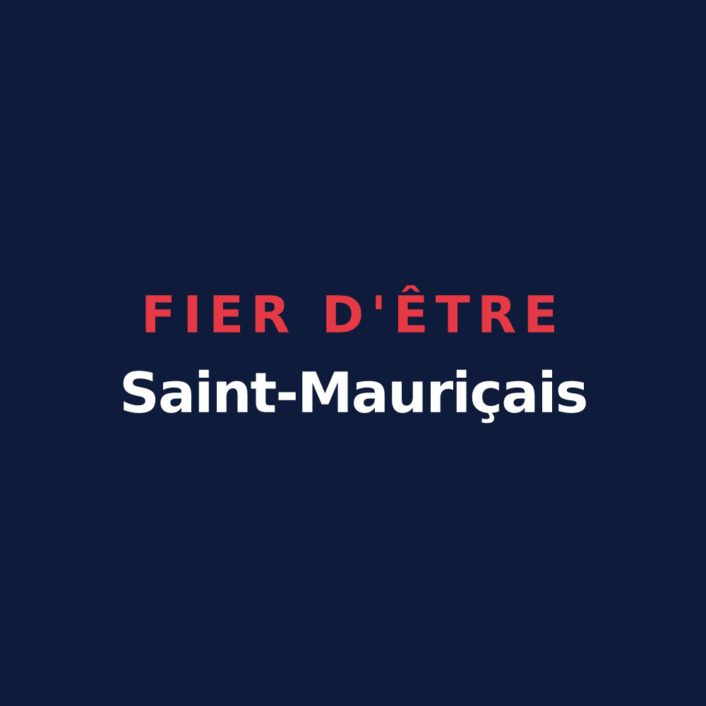 T-shirt « Fier d'être Saint-Mauriçais » — design pour Saint-Maurice-d'Ételan
