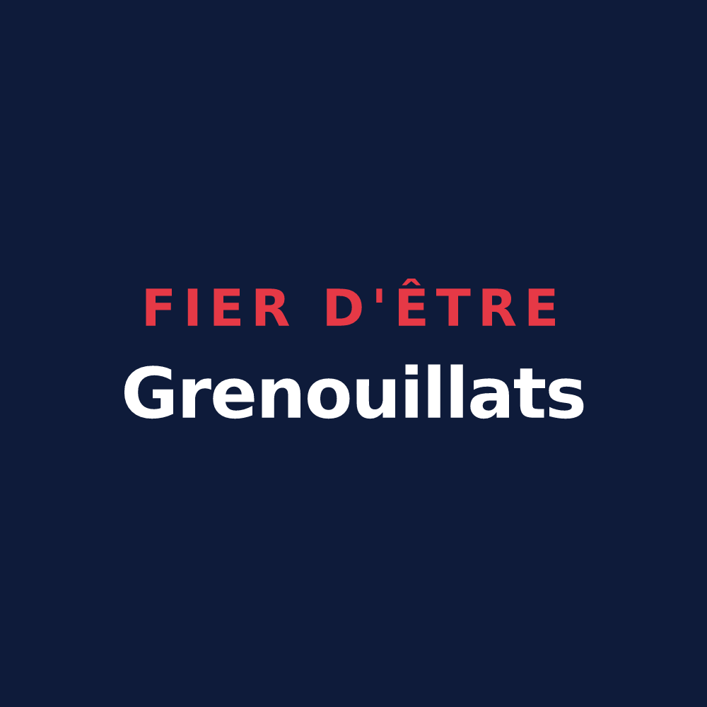 T-shirt « Fier d'être Grenouillats » — design pour Saint-Maurice-de-Satonnay