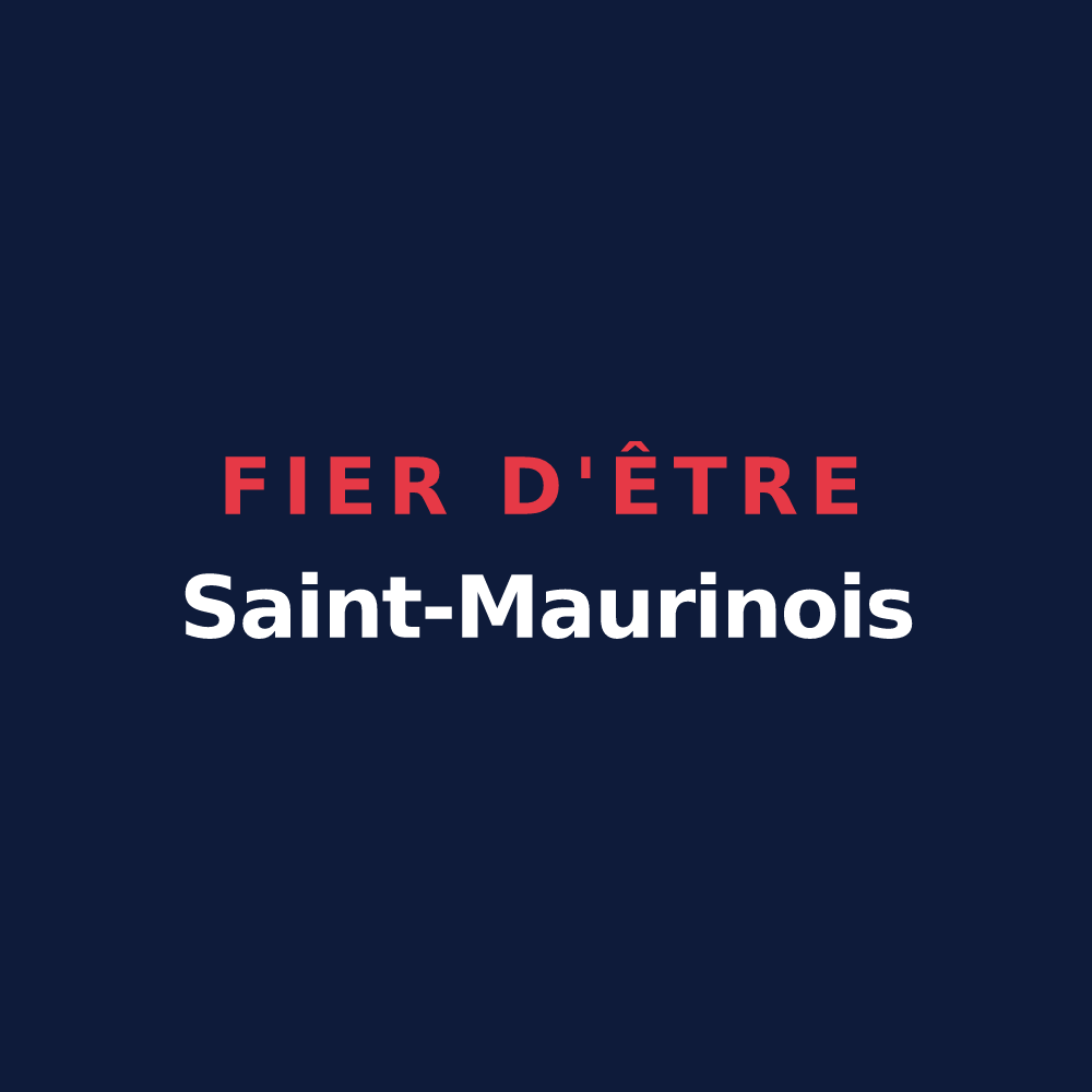 T-shirt « Fier d'être Saint-Maurinois » — design pour Saint-Maurin
