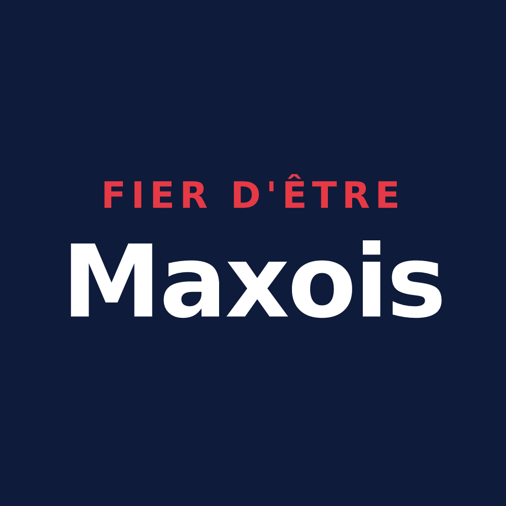 T-shirt « Fier d'être Maxois » — design pour Saint-Max