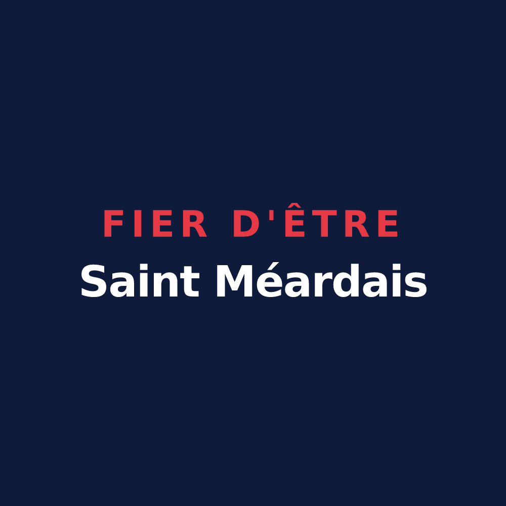 T-shirt « Fier d'être Saint Méardais » — design pour Saint-Méard-de-Drône