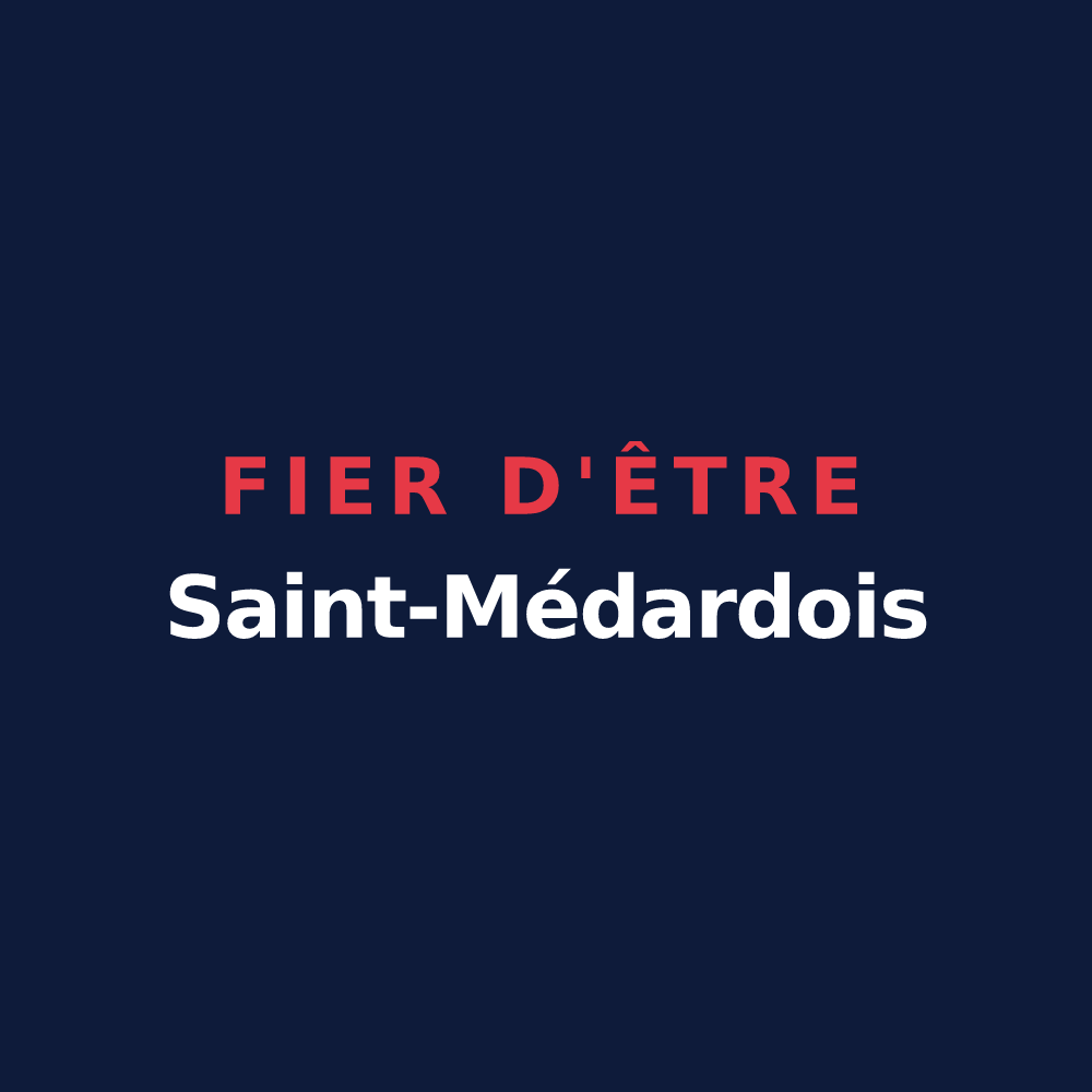 T-shirt « Fier d'être Saint-Médardois » — design pour Saint-Médard