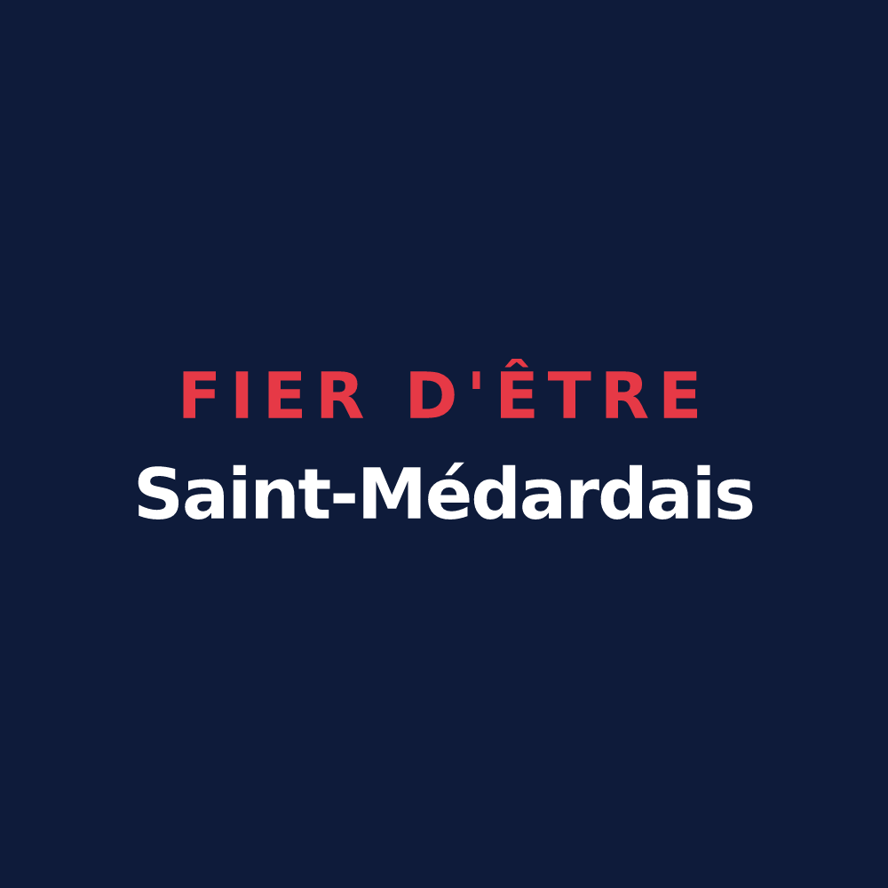 T-shirt « Fier d'être Saint-Médardais » — design pour Saint-Médard