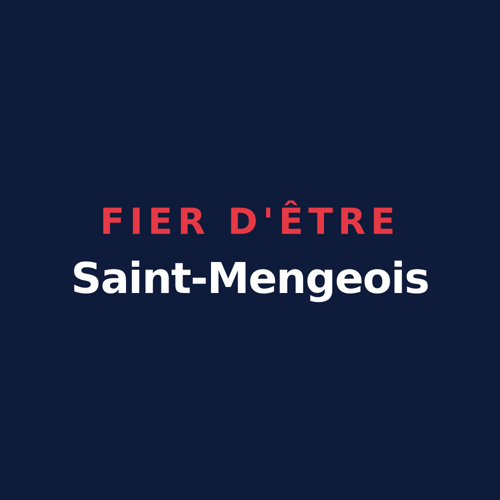 T-shirt « Fier d'être Saint-Mengeois » — design pour Saint-Menges
