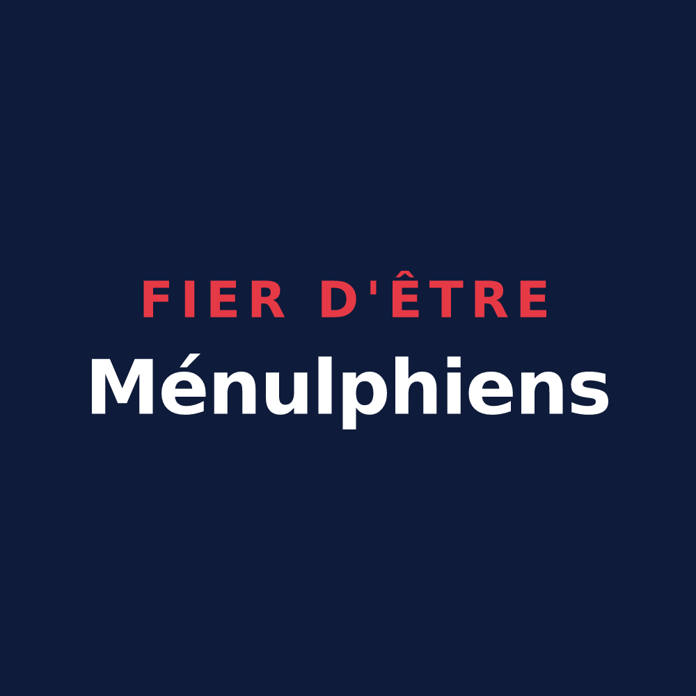 T-shirt « Fier d'être Ménulphiens » — design pour Saint-Menoux