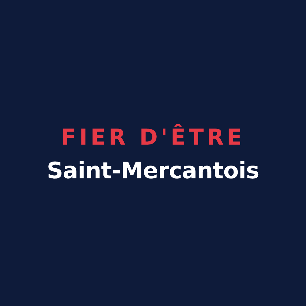 T-shirt « Fier d'être Saint-Mercantois » — design pour Saint-Merd-les-Oussines