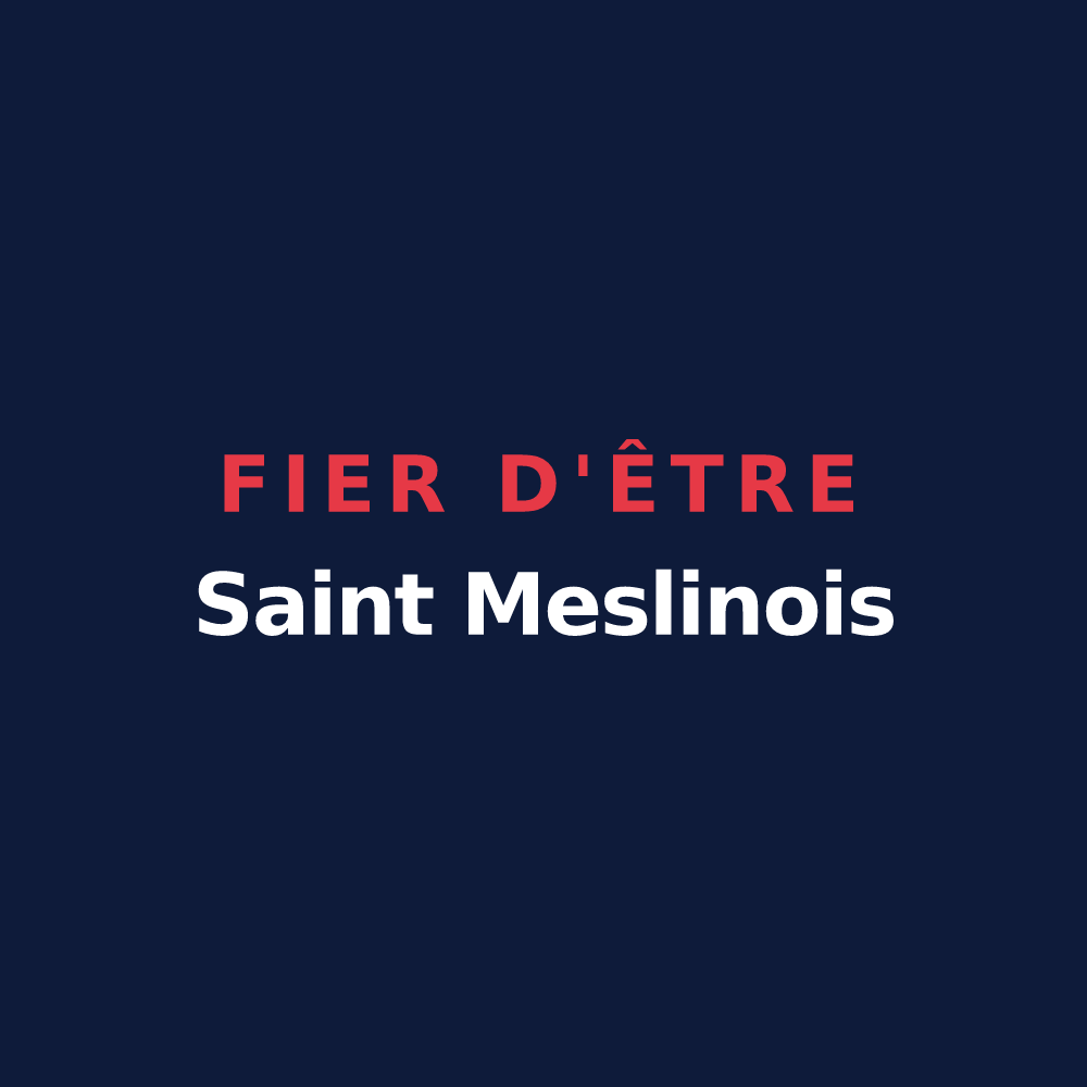 T-shirt « Fier d'être Saint Meslinois » — design pour Saint-Meslin-du-Bosc