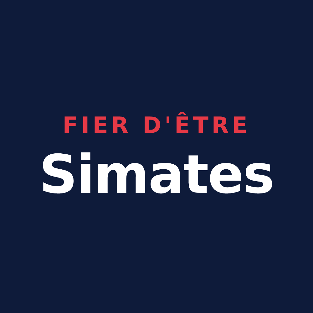 T-shirt « Fier d'être Simates » — design pour Saint-Mesmin