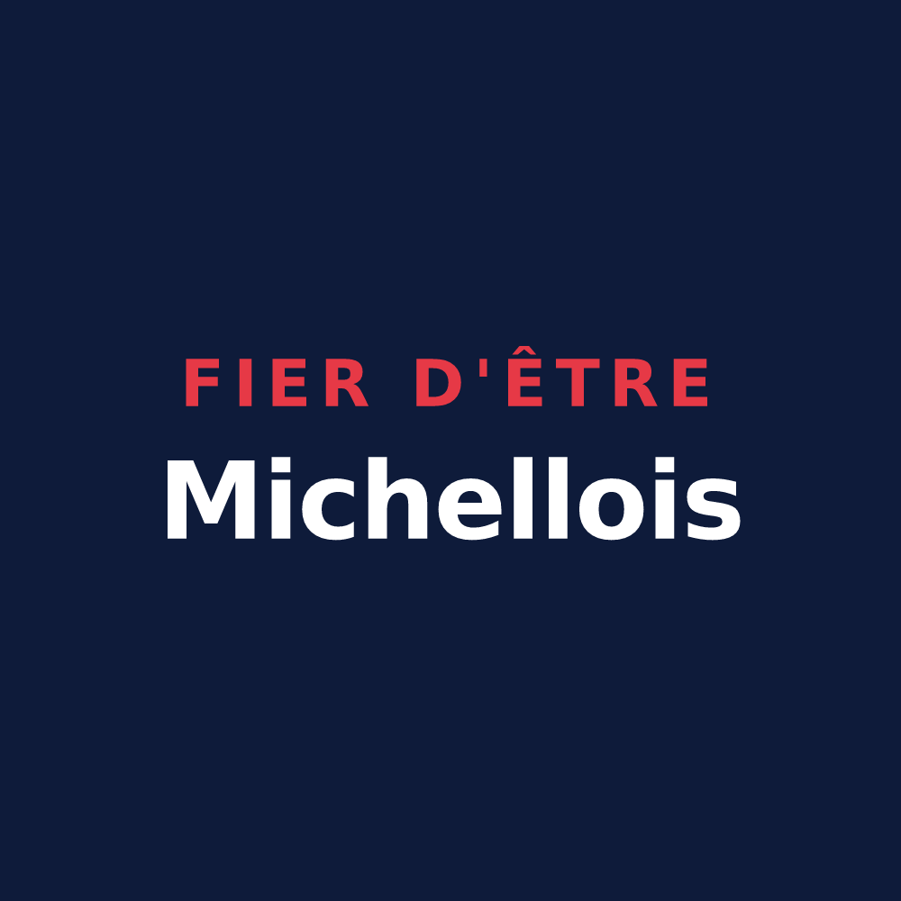 T-shirt « Fier d'être Michellois » — design pour Saint-Michel