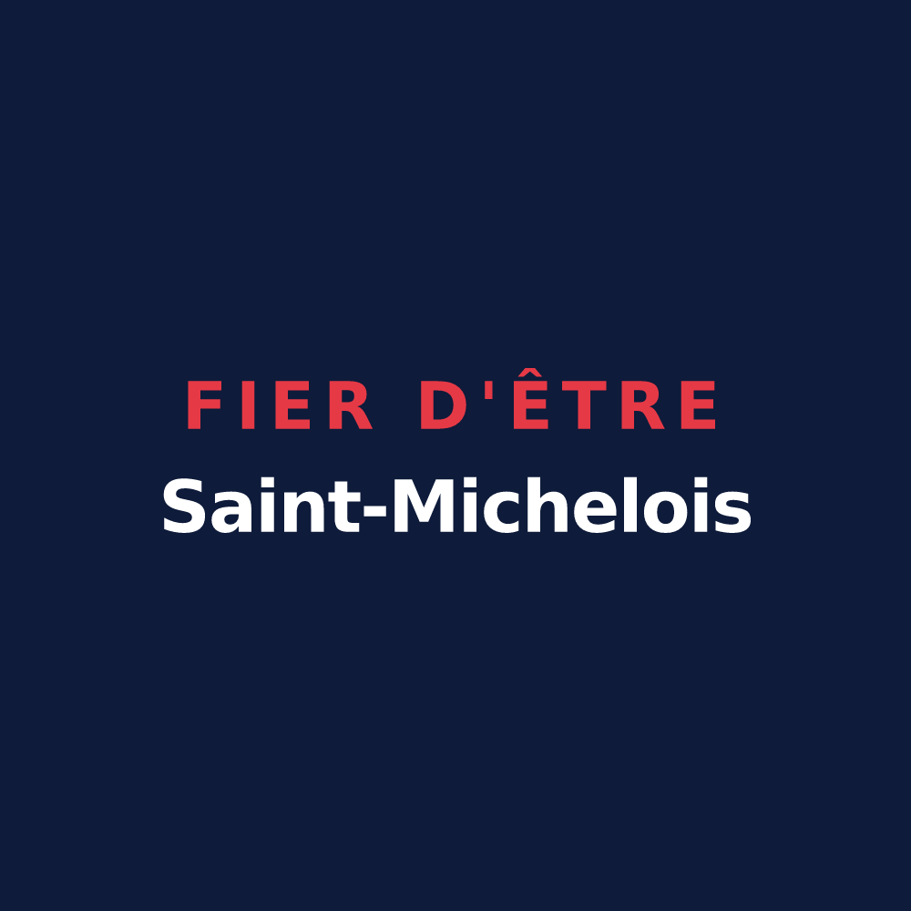 T-shirt « Fier d'être Saint-Michelois » — design pour Saint-Michel-d'Halescourt