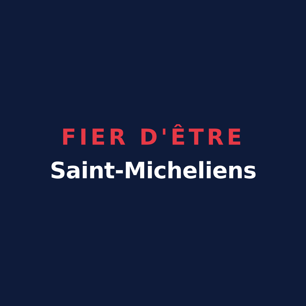 T-shirt « Fier d'être Saint-Micheliens » — design pour Saint-Michel-de-Dèze