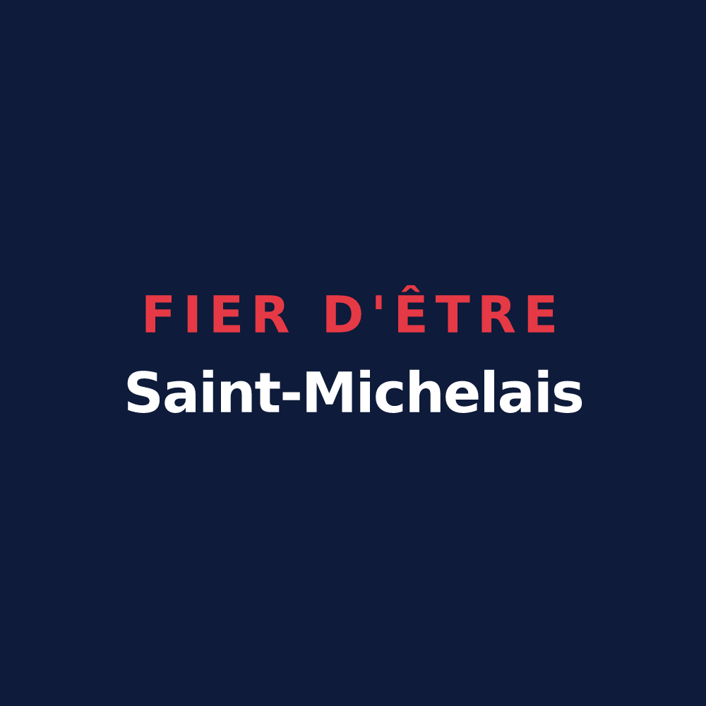 T-shirt « Fier d'être Saint-Michelais » — design pour Saint-Michel-de-Lanès
