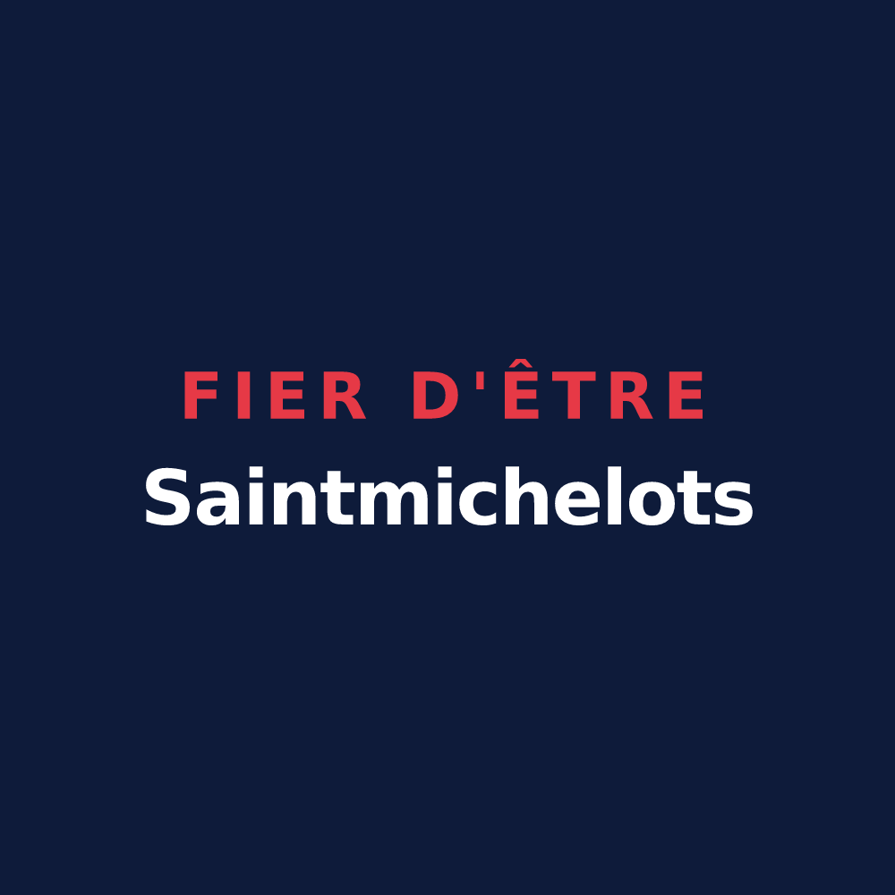 T-shirt « Fier d'être Saintmichelots » — design pour Saint-Michel-de-Veisse