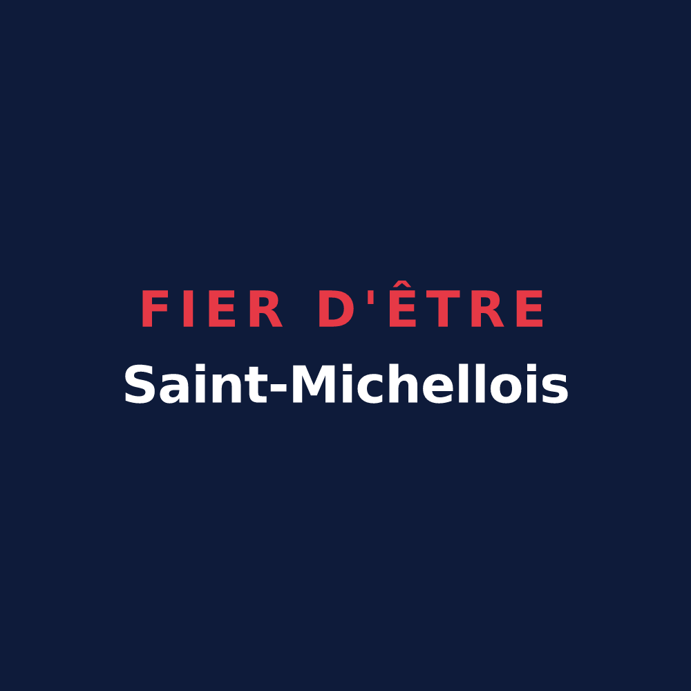 T-shirt « Fier d'être Saint-Michellois » — design pour Saint-Michel-sur-Orge