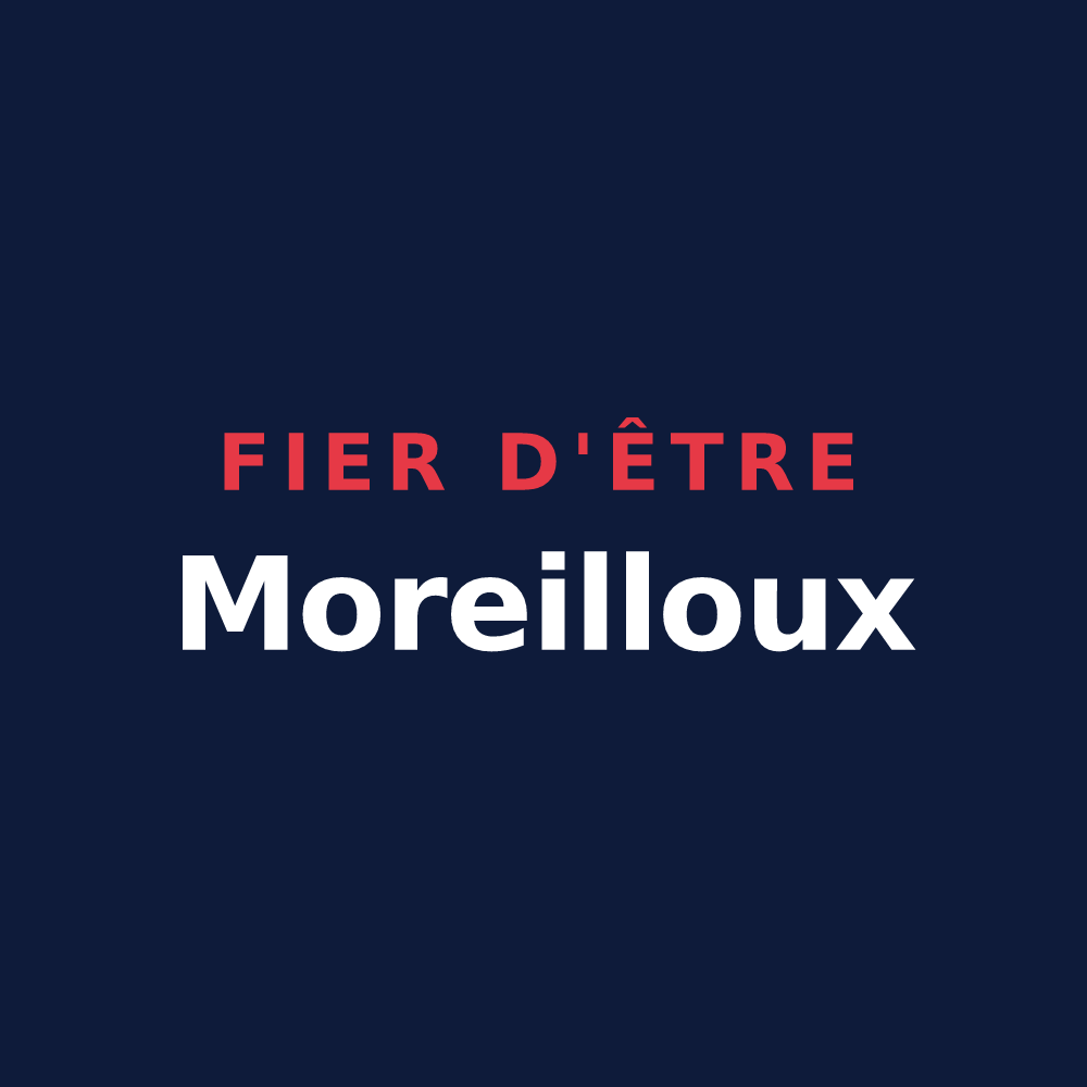 T-shirt « Fier d'être Moreilloux » — design pour Saint-Moreil