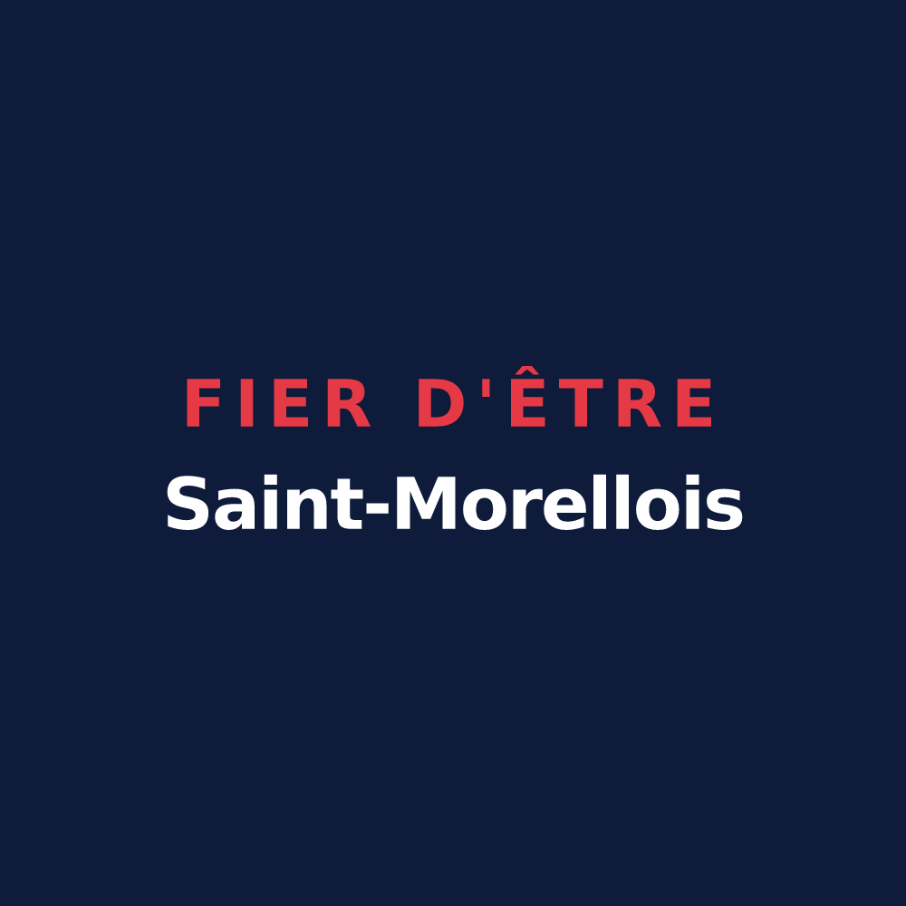 T-shirt « Fier d'être Saint-Morellois » — design pour Saint-Morel
