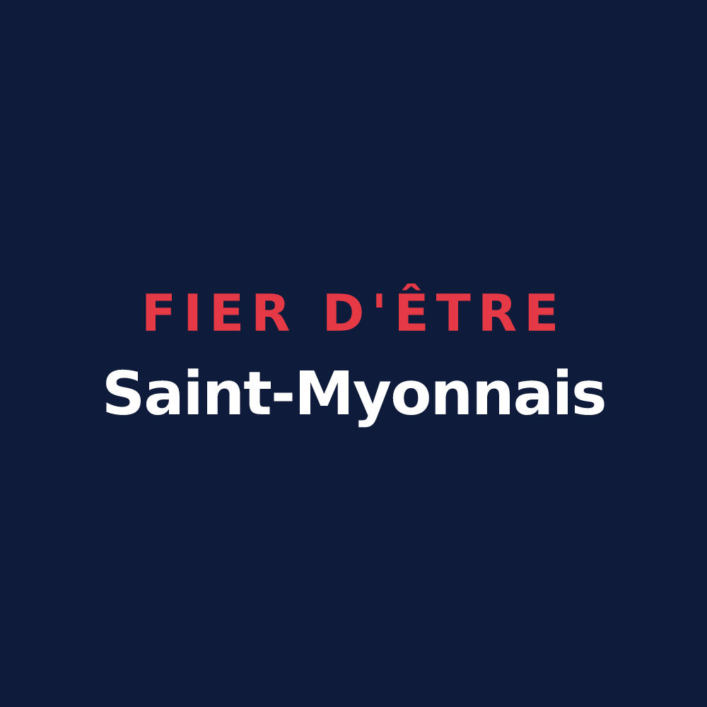 T-shirt « Fier d'être Saint-Myonnais » — design pour Saint-Myon