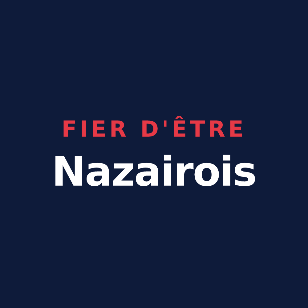 T-shirt « Fier d'être Nazairois » — design pour Saint-Nazaire-d'Aude