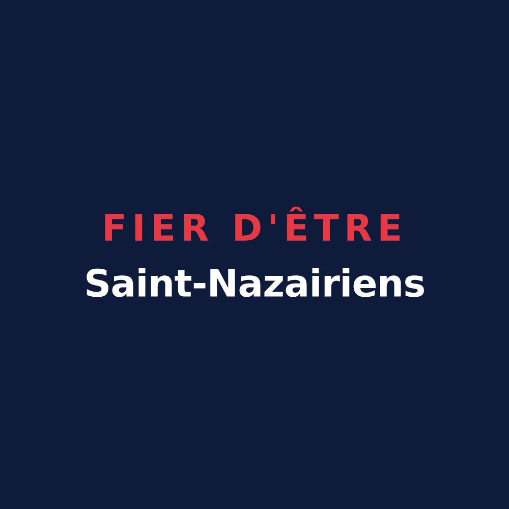 T-shirt « Fier d'être Saint-Nazairiens » — design pour Saint-Nazaire-de-Ladarez