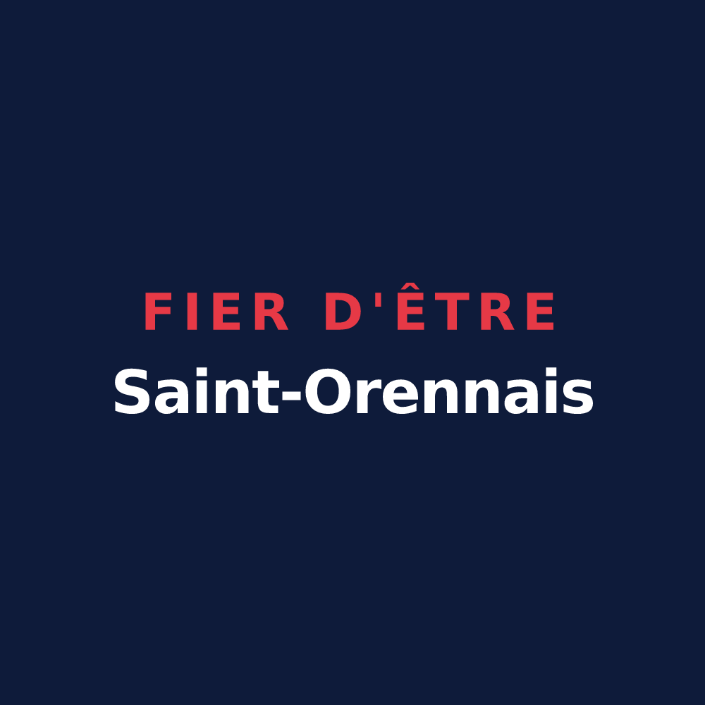 T-shirt « Fier d'être Saint-Orennais » — design pour Saint-Orens-de-Gameville