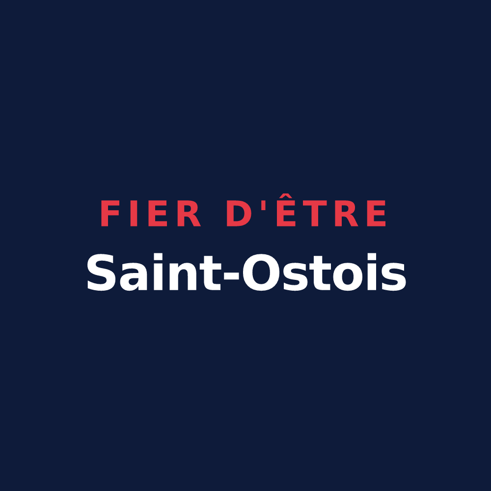 T-shirt « Fier d'être Saint-Ostois » — design pour Saint-Ost