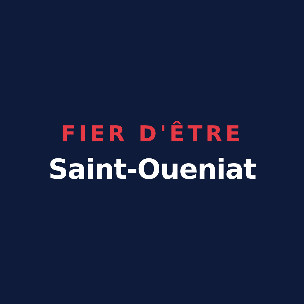 T-shirt « Fier d'être Saint-Oueniat » — design pour Saint-Ouen-Domprot