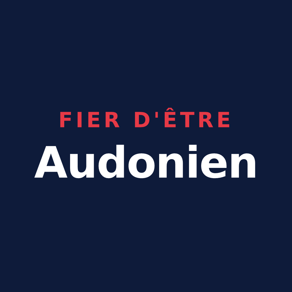 T-shirt « Fier d'être Audonien » — design pour Saint-Ouen-en-Champagne