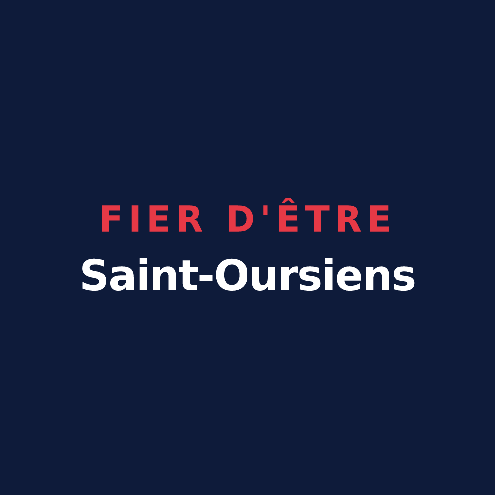 T-shirt « Fier d'être Saint-Oursiens » — design pour Saint-Ours
