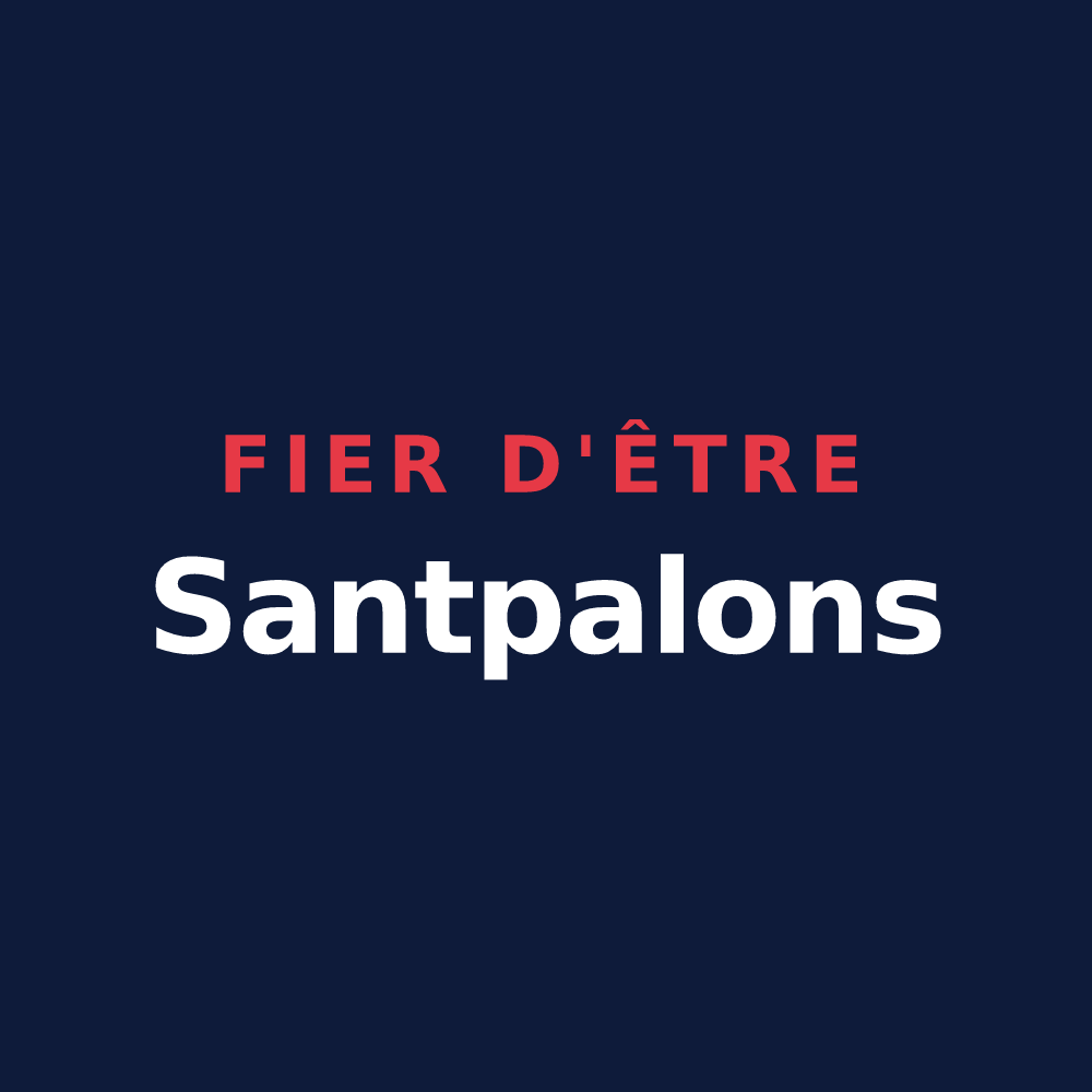 T-shirt « Fier d'être Santpalons » — design pour Saint-Pal-de-Mons