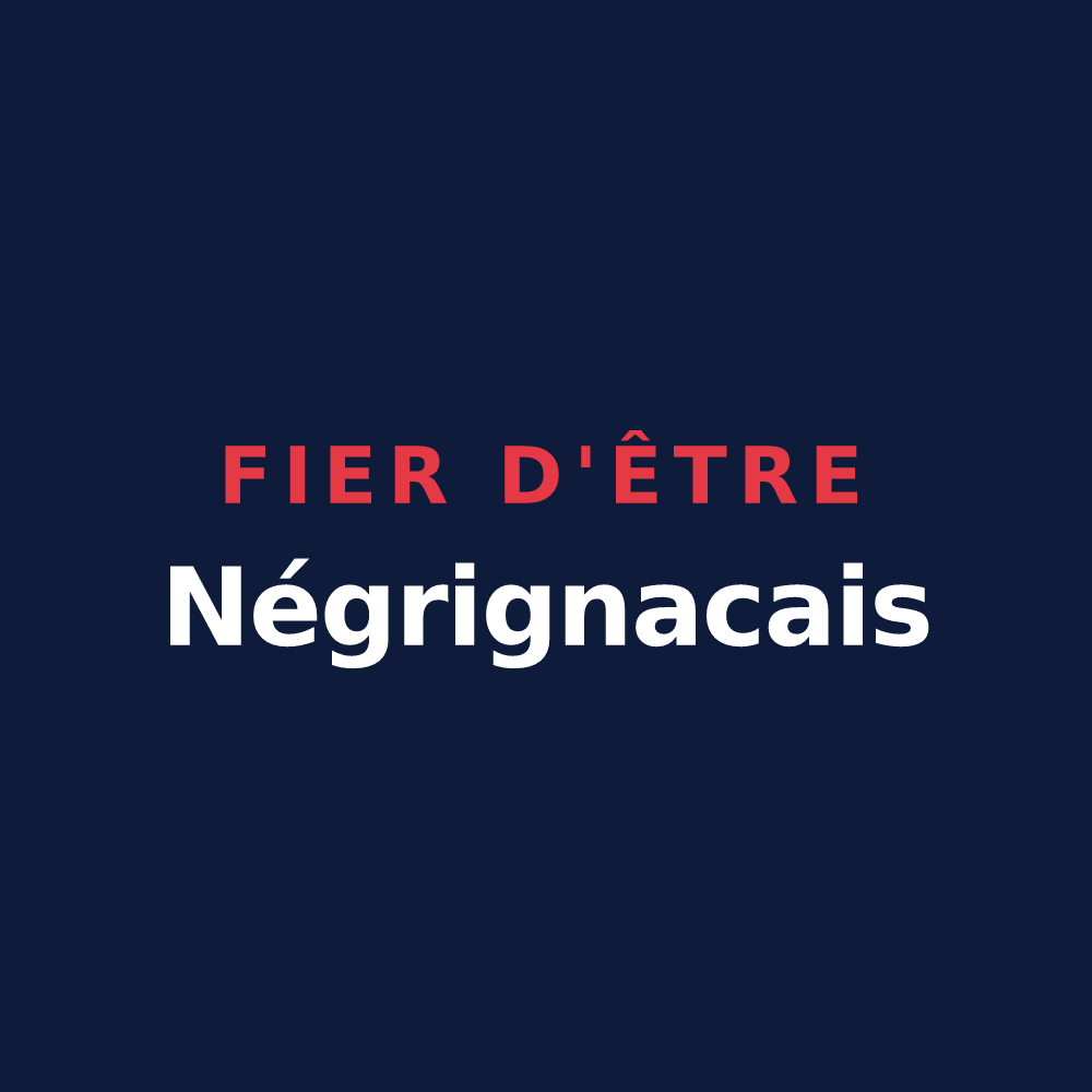 T-shirt « Fier d'être Négrignacais » — design pour Saint-Palais-de-Négrignac