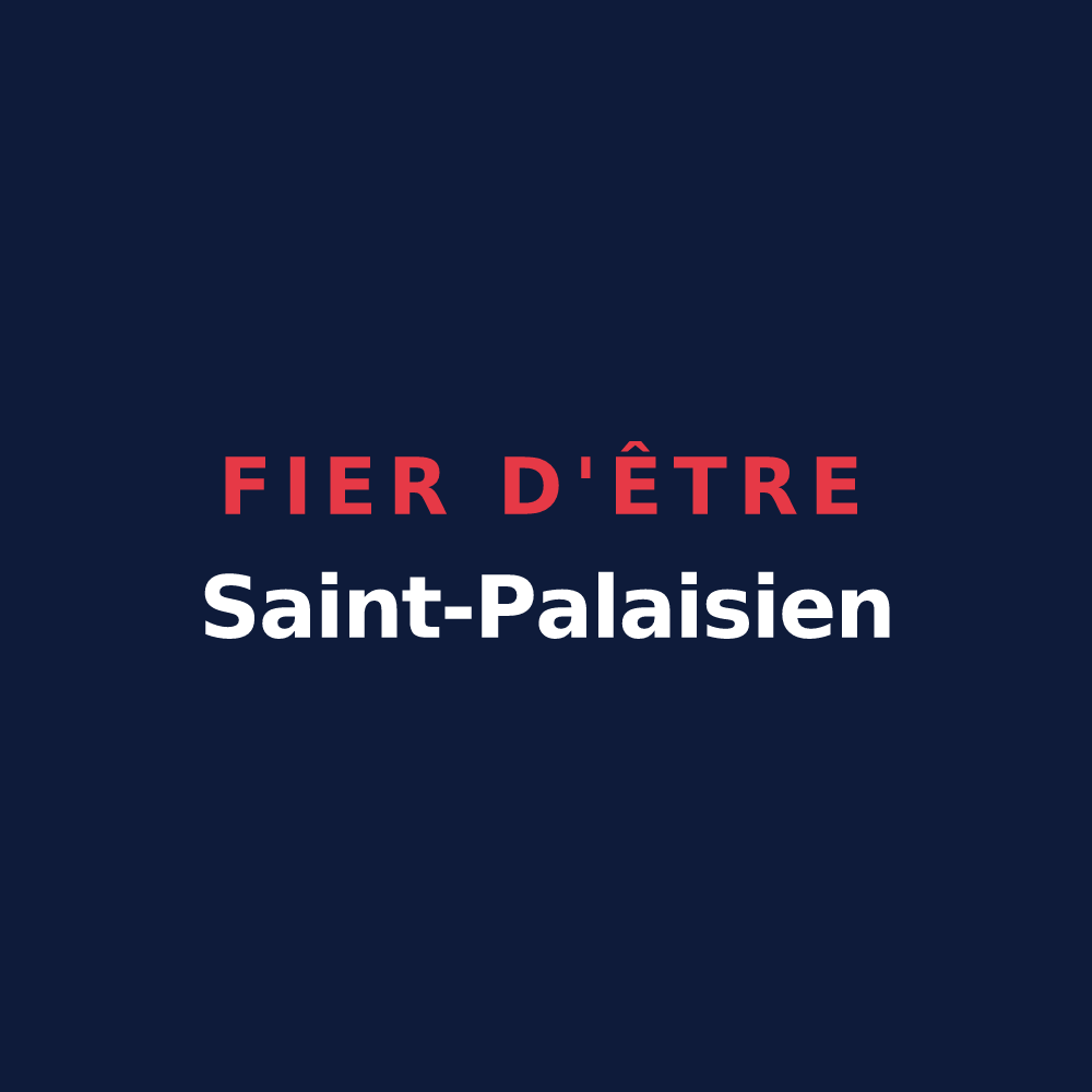 T-shirt « Fier d'être Saint-Palaisien » — design pour Saint-Palais-de-Phiolin