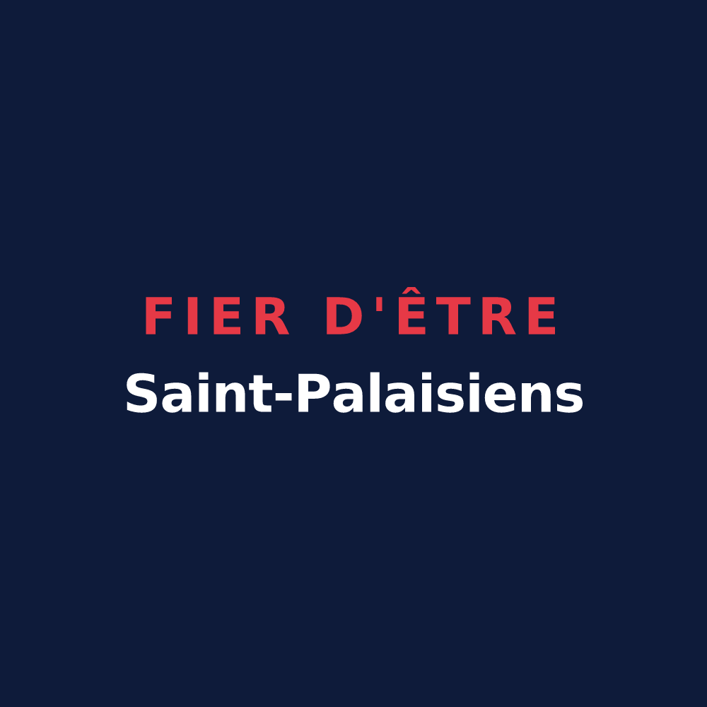 T-shirt « Fier d'être Saint-Palaisiens » — design pour Saint-Palais-du-Né