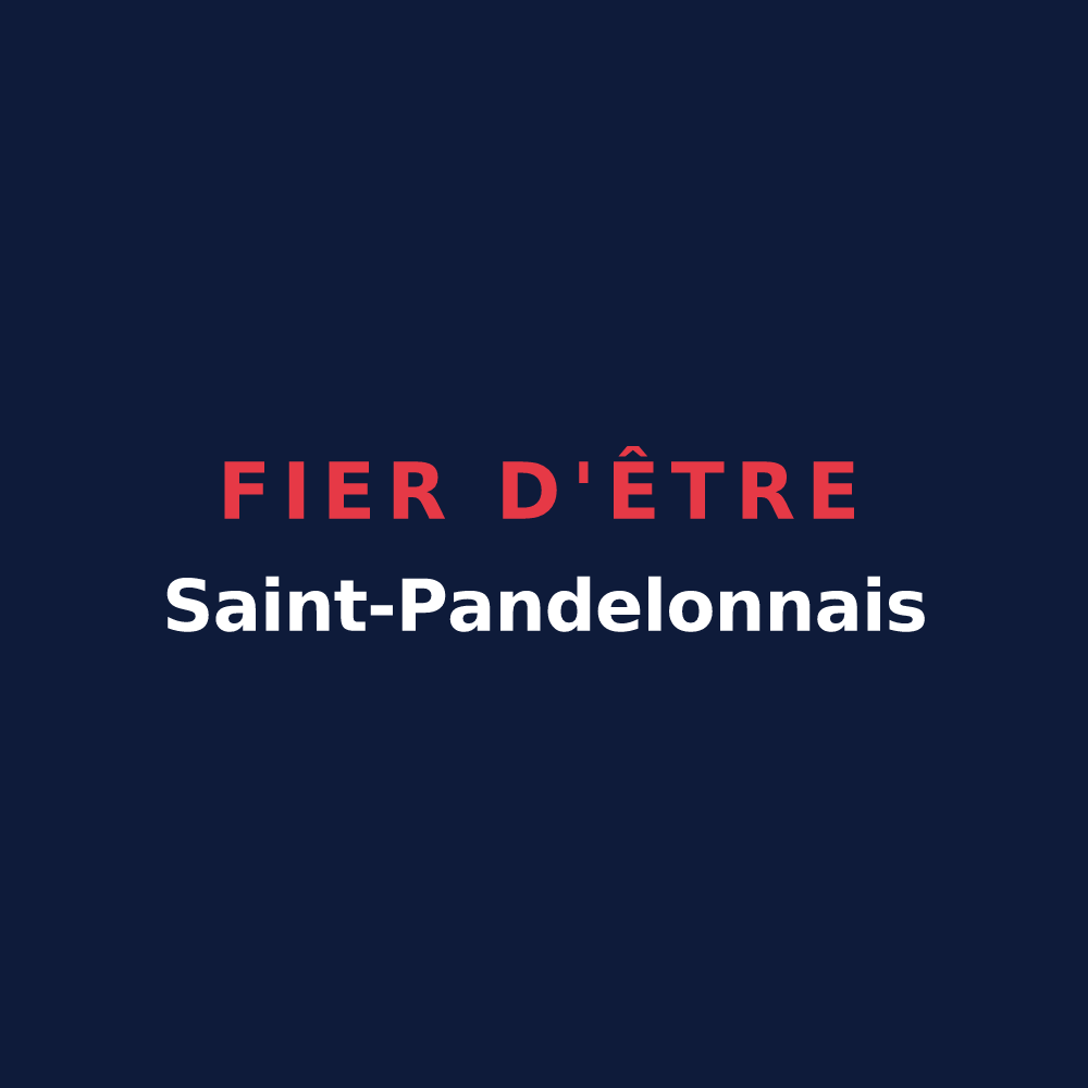 T-shirt « Fier d'être Saint-Pandelonnais » — design pour Saint-Pandelon