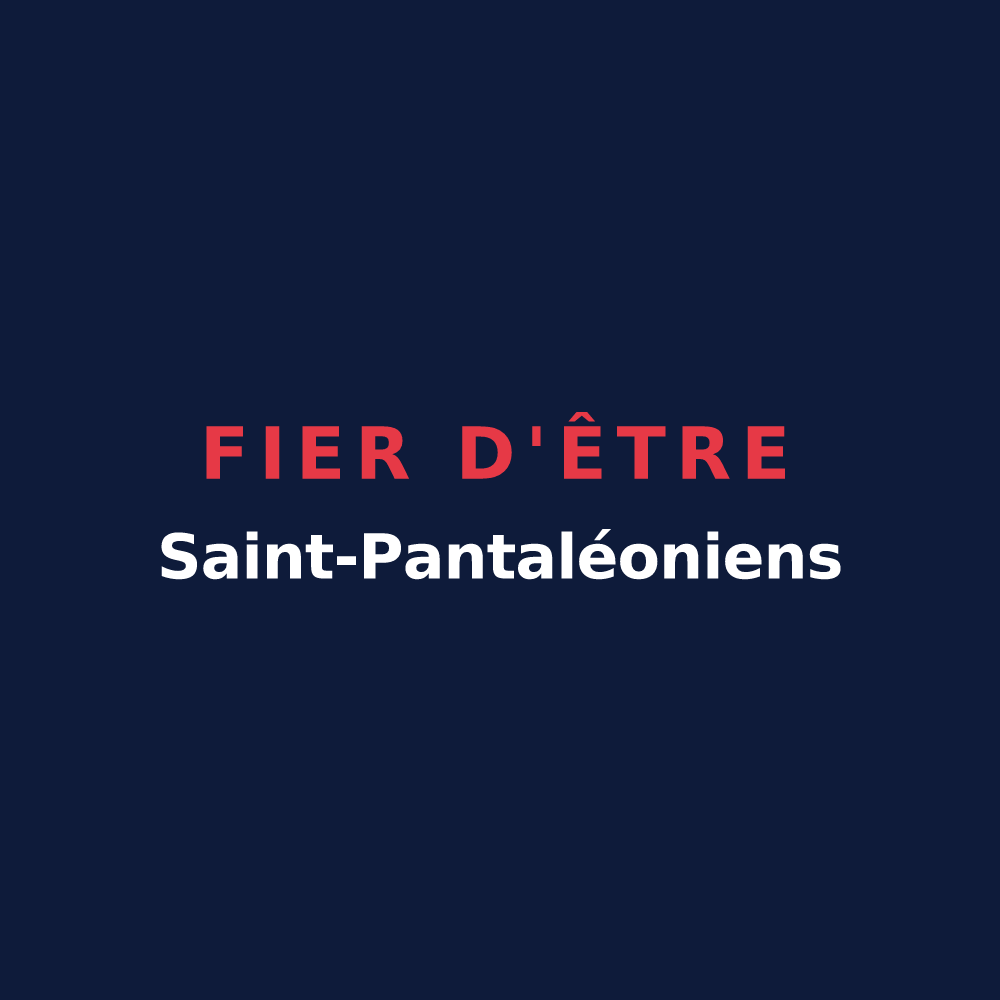 T-shirt « Fier d'être Saint-Pantaléoniens » — design pour Saint-Pantaly-d'Excideuil