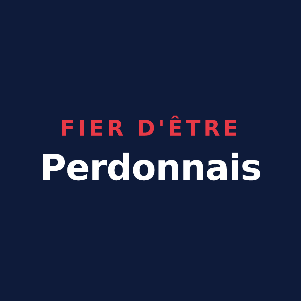 T-shirt « Fier d'être Perdonnais » — design pour Saint-Pardon-de-Conques