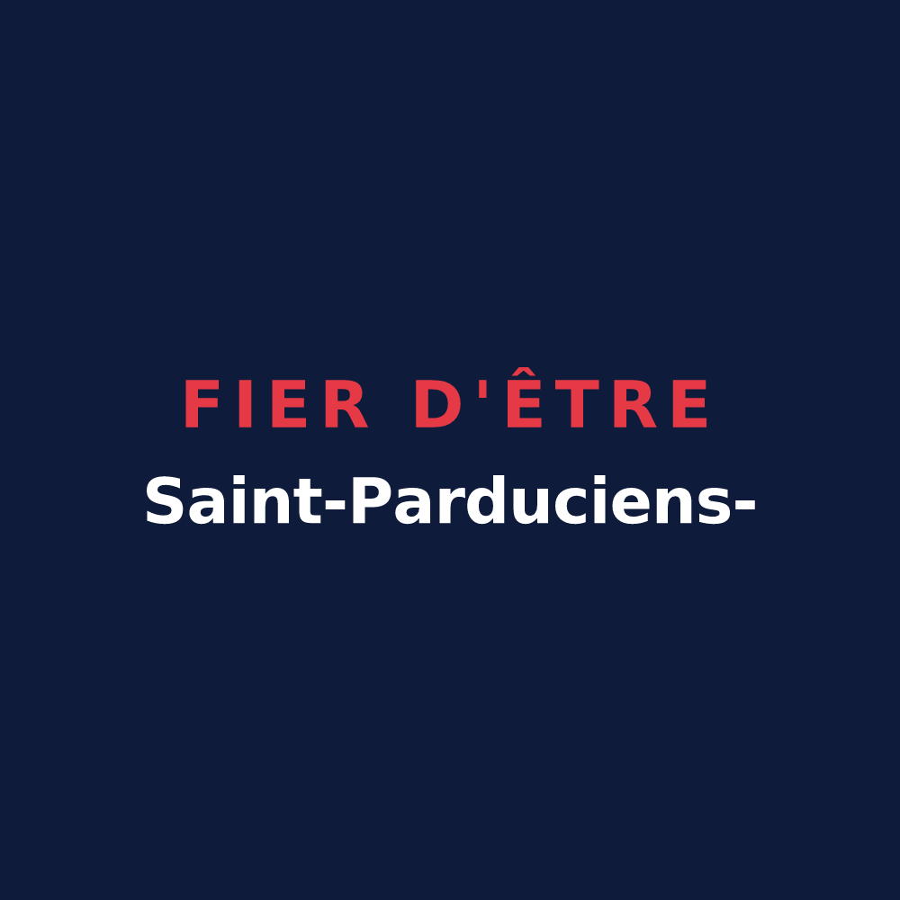 T-shirt « Fier d'être Saint-Parduciens- » — design pour Saint-Pardoux-et-Vielvic
