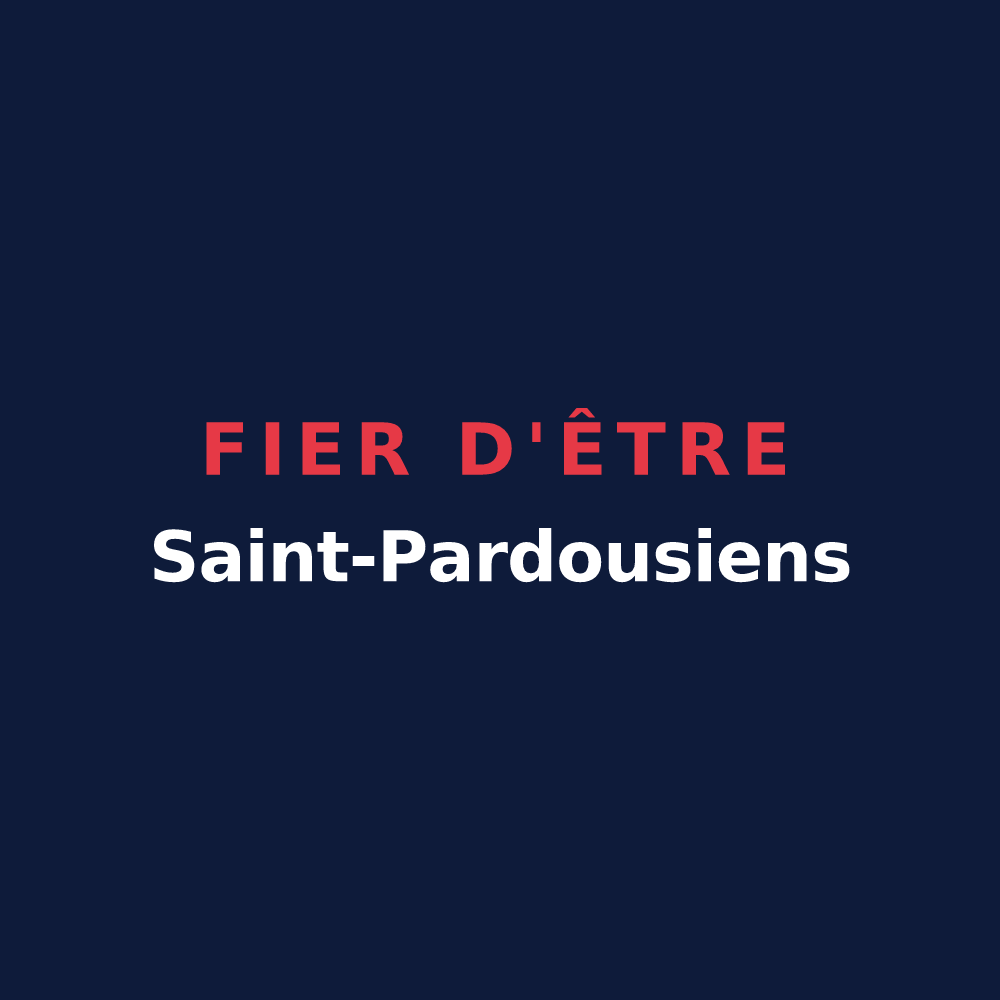 T-shirt « Fier d'être Saint-Pardousiens » — design pour Saint-Pardoux-Soutiers
