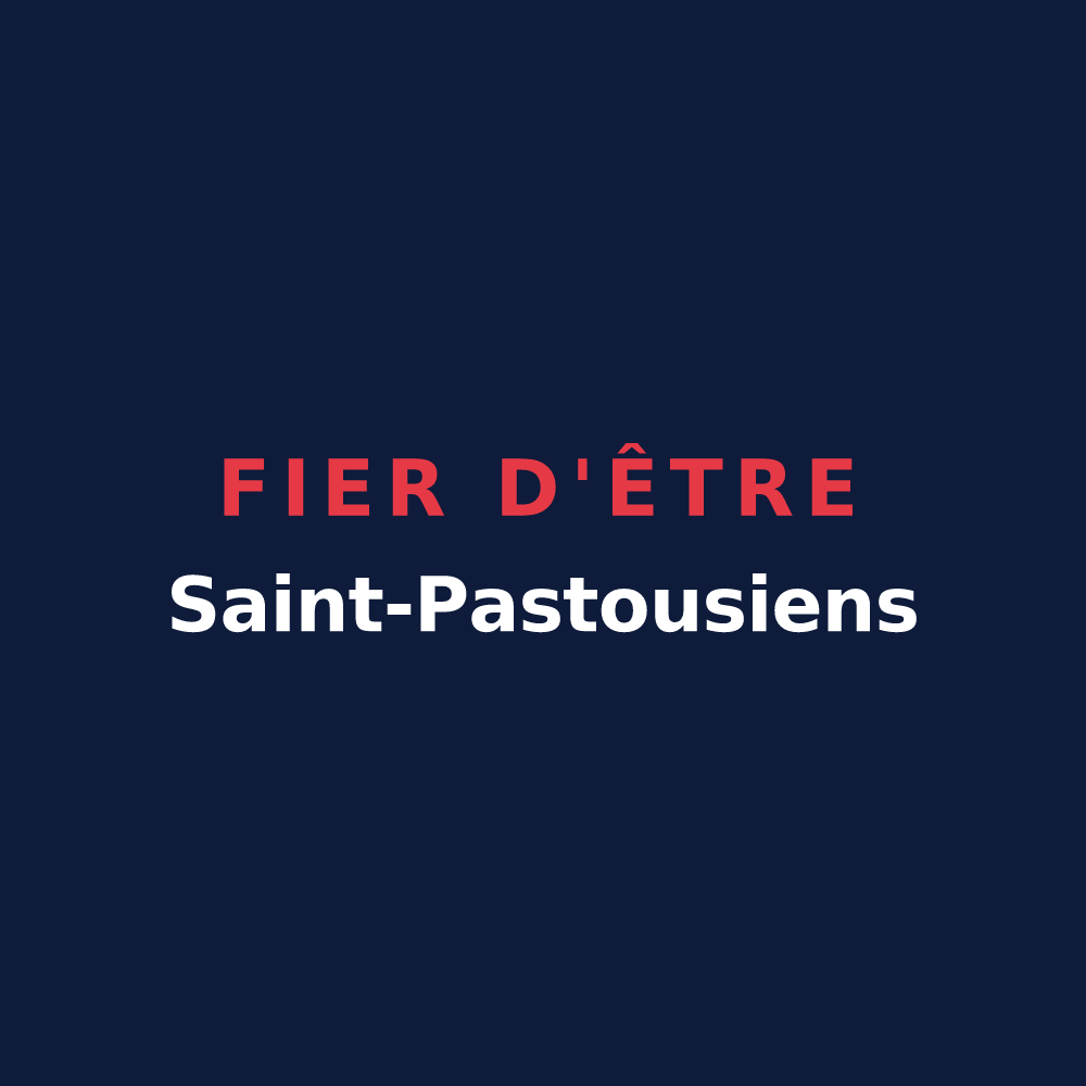 T-shirt « Fier d'être Saint-Pastousiens » — design pour Saint-Pastous
