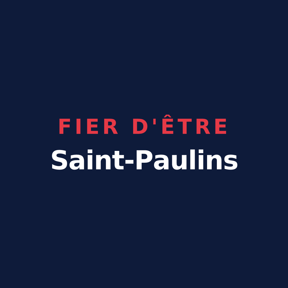 T-shirt « Fier d'être Saint-Paulins » — design pour Saint-Paul-d'Oueil