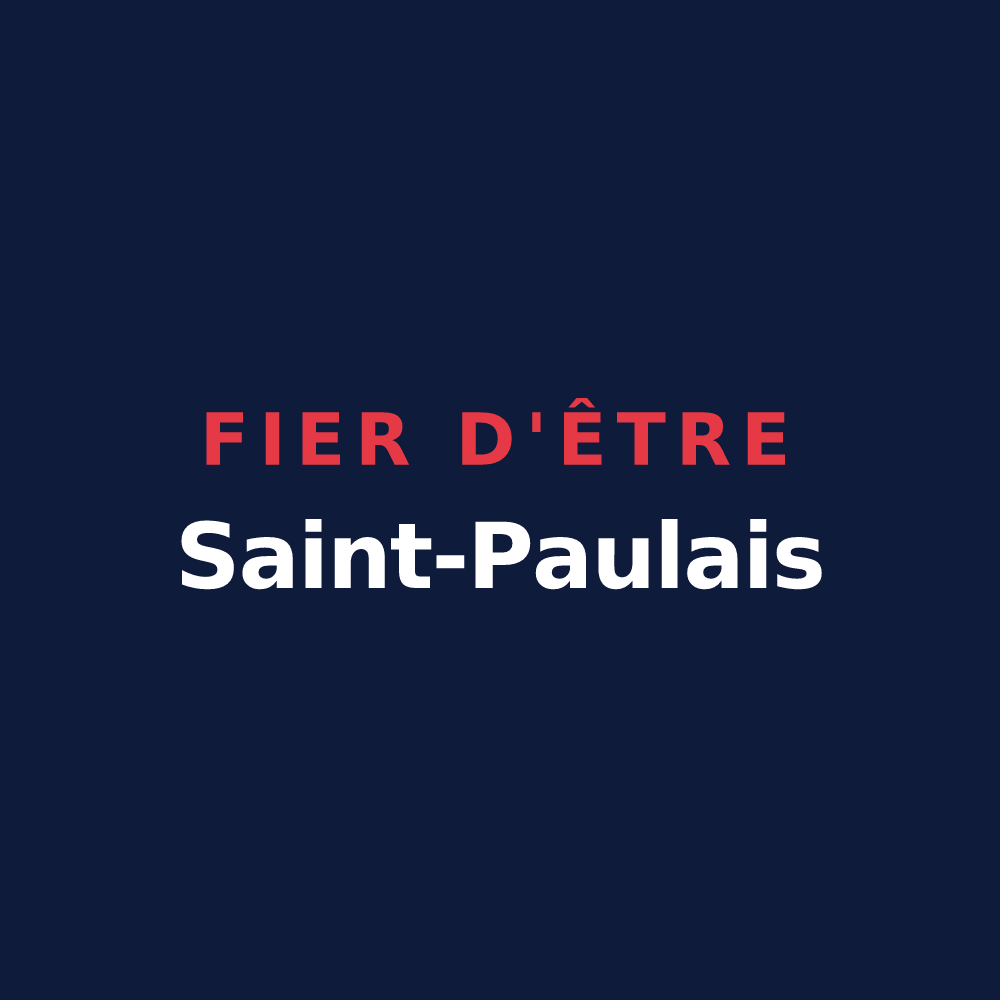 T-shirt « Fier d'être Saint-Paulais » — design pour Saint-Paul-et-Valmalle