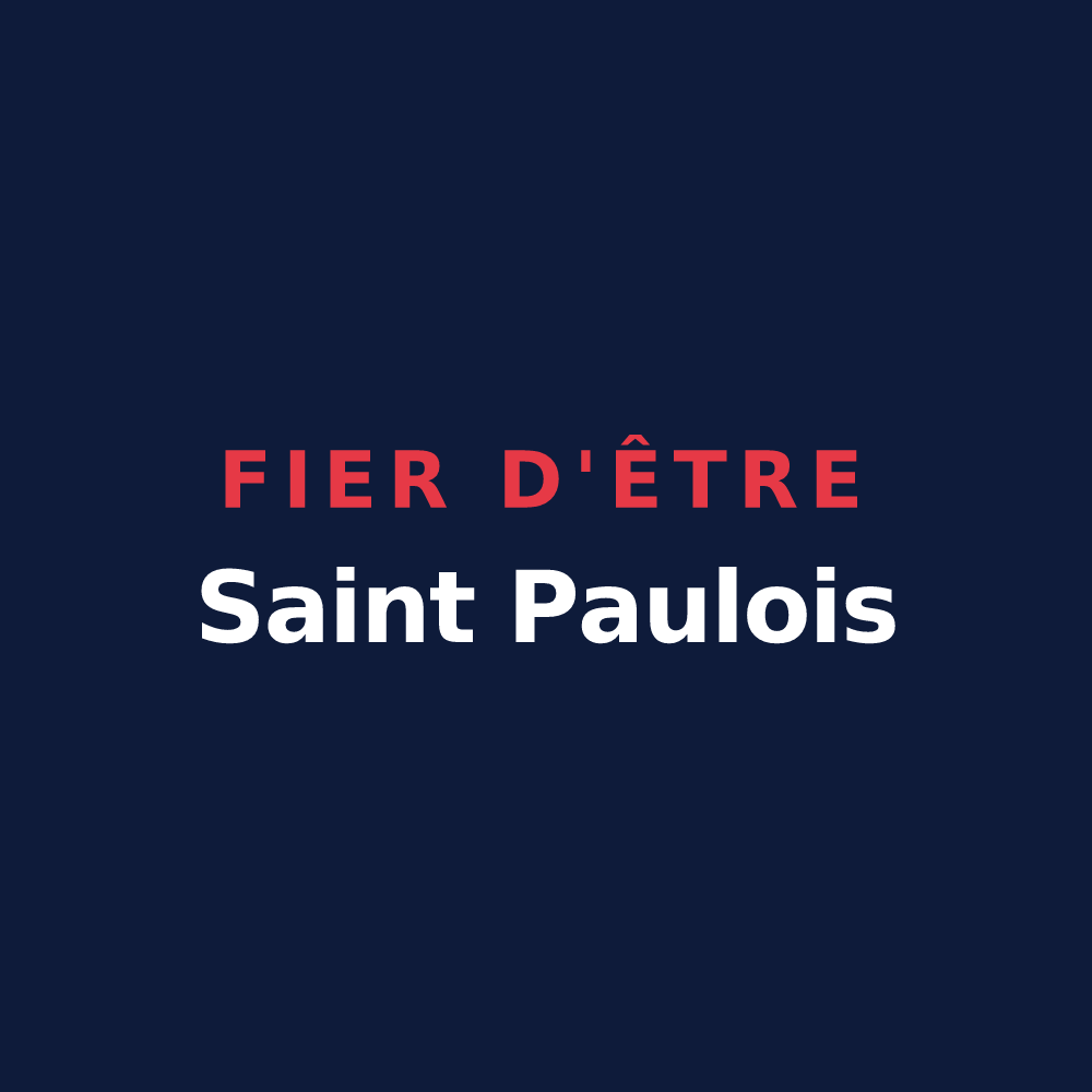 T-shirt « Fier d'être Saint Paulois » — design pour Saint-Paul-lès-Dax