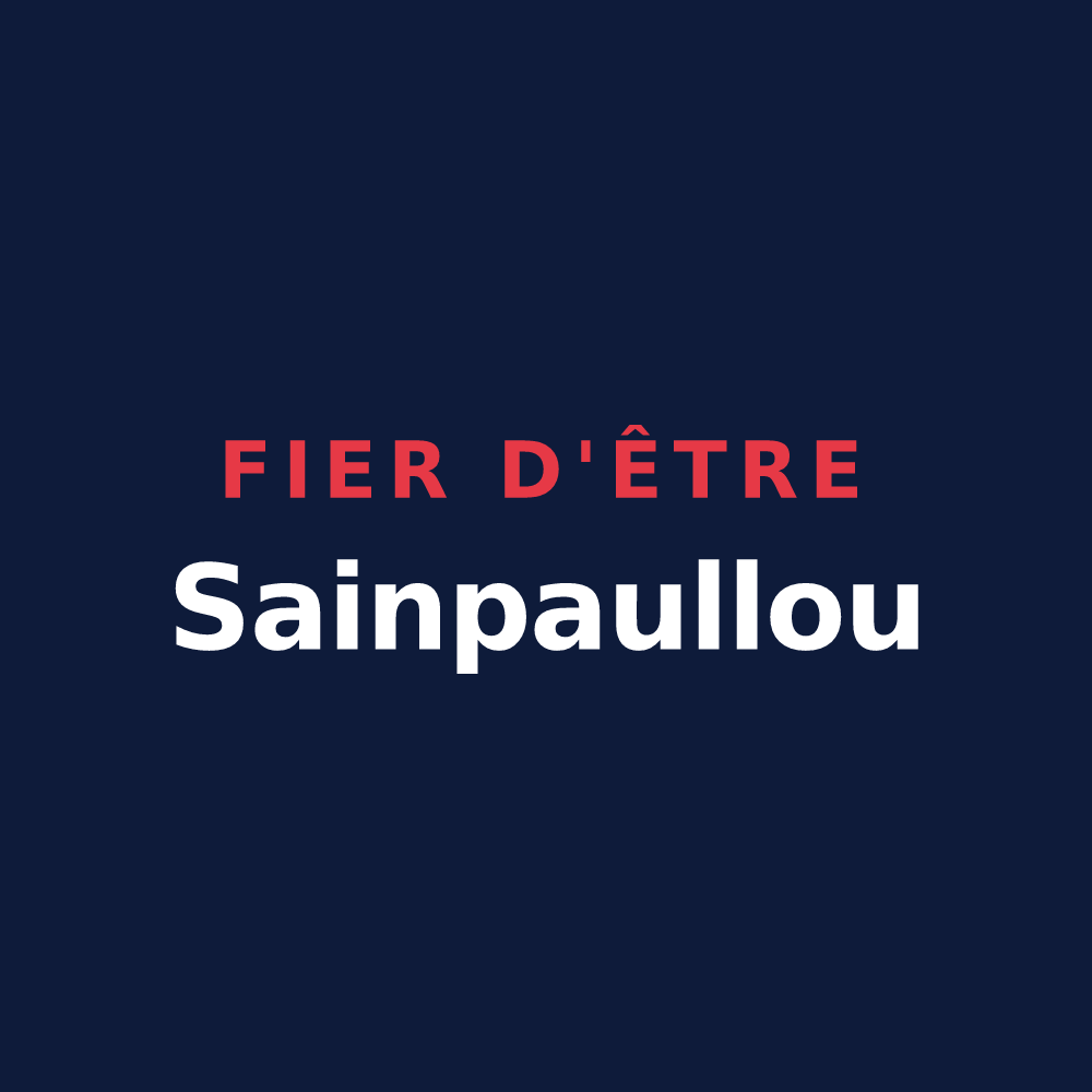 T-shirt « Fier d'être Sainpaullou » — design pour Saint-Paul-lès-Monestier