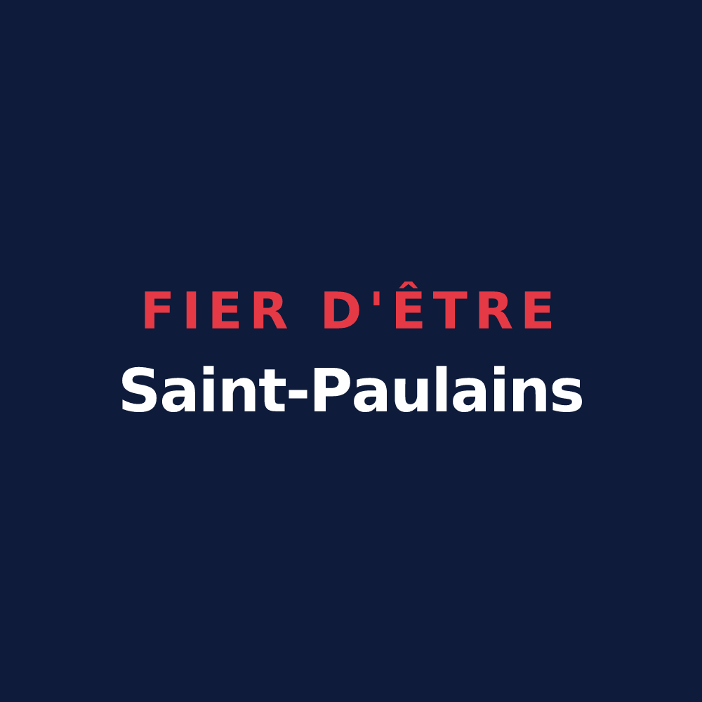 T-shirt « Fier d'être Saint-Paulains » — design pour Saint-Paul-sur-Save