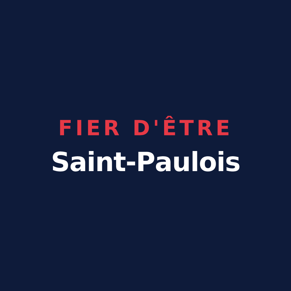 T-shirt « Fier d'être Saint-Paulois » — design pour Saint-Paul-sur-Ubaye