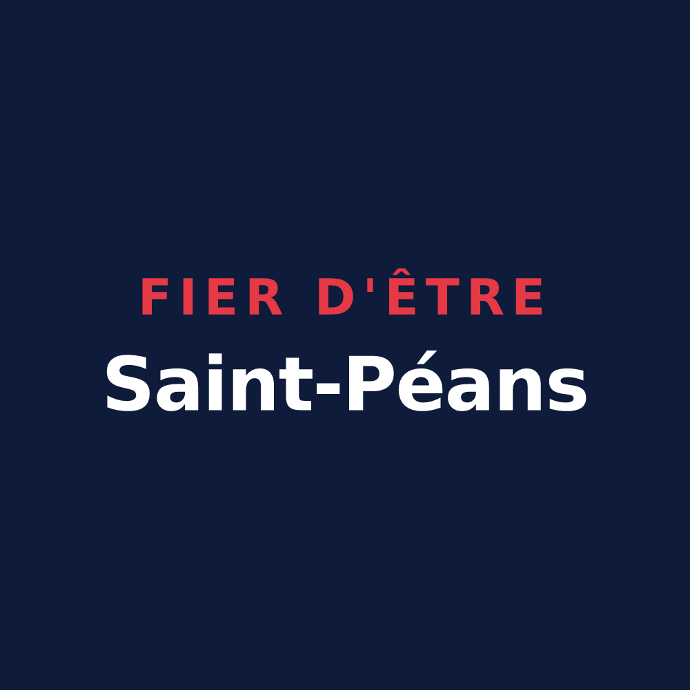 T-shirt « Fier d'être Saint-Péans » — design pour Saint-Pé-Delbosc