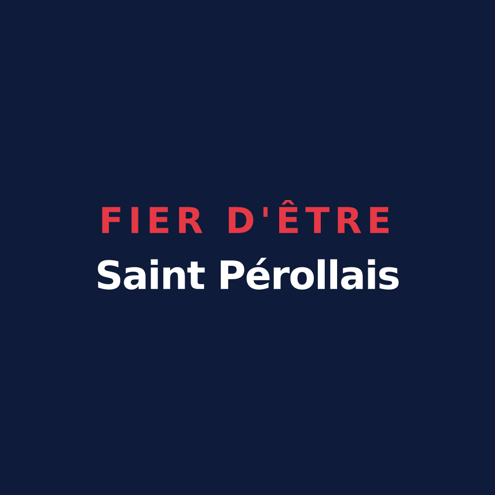 T-shirt « Fier d'être Saint Pérollais » — design pour Saint-Péray