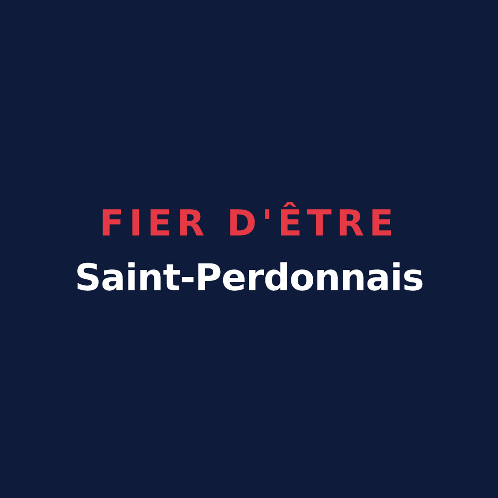 T-shirt « Fier d'être Saint-Perdonnais » — design pour Saint-Perdon