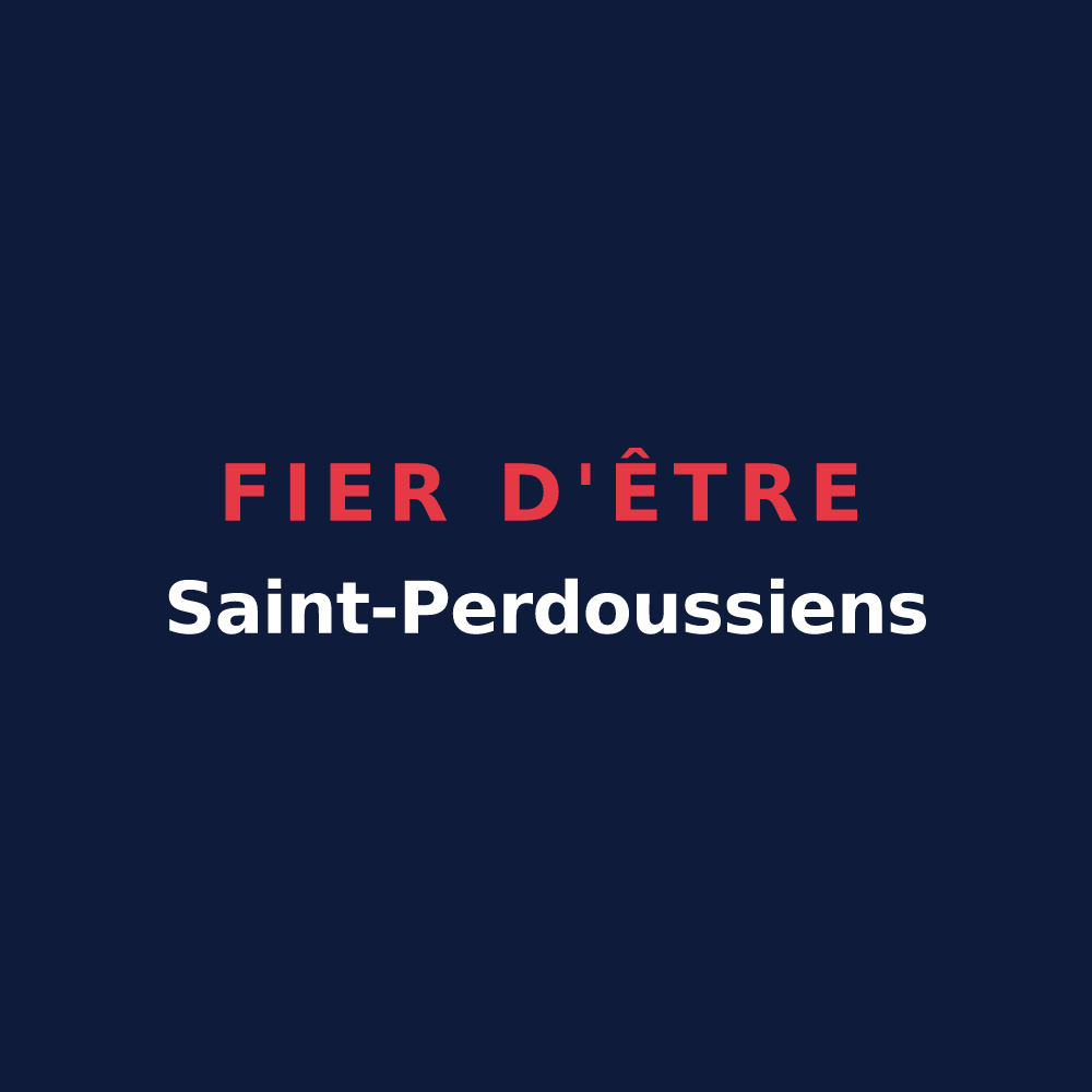 T-shirt « Fier d'être Saint-Perdoussiens » — design pour Saint-Perdoux